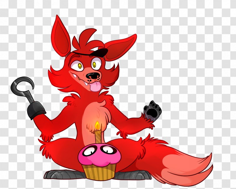 Five Nights At Freddy's Cupcake Drawing Jack-o'-lantern - Fictional Character - Nightmare Foxy Transparent PNG