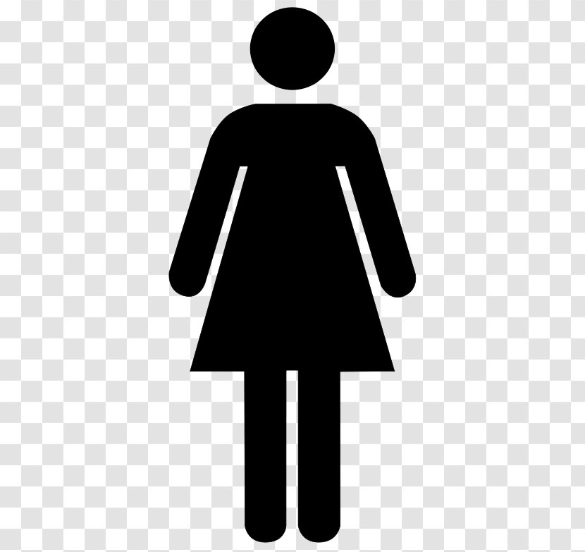 Unisex Public Toilet Bathroom Woman - Monochrome Photography Transparent PNG