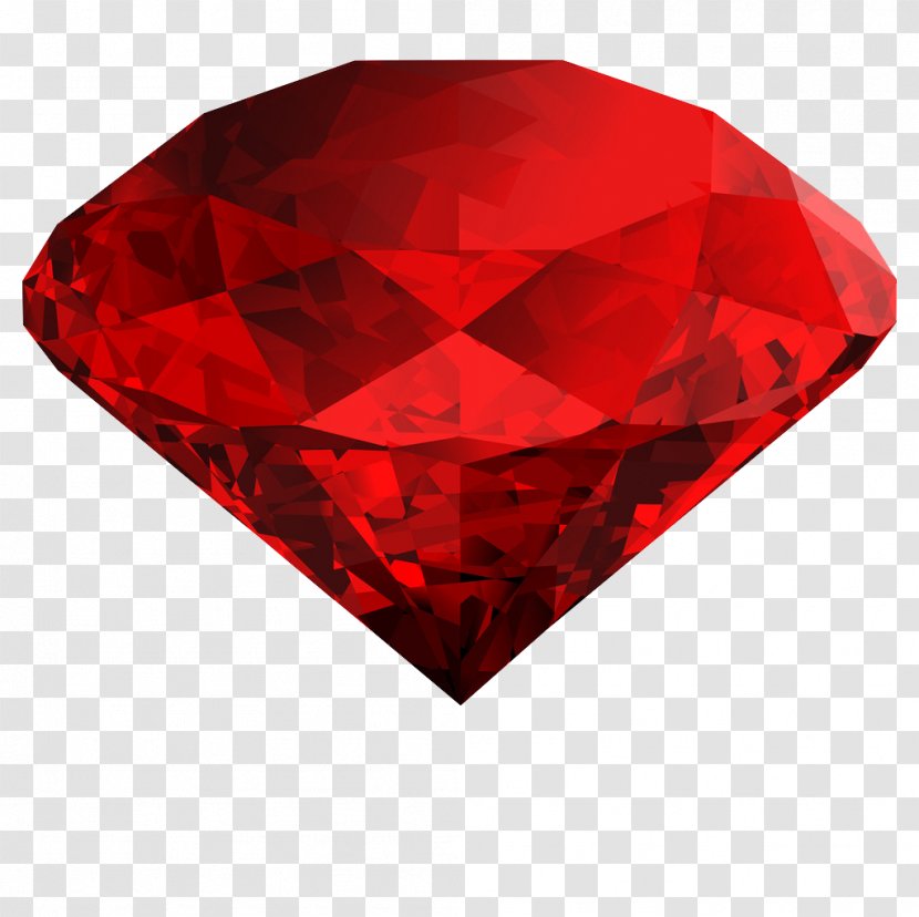 Gemstone Ruby Garnet Stock.xchng Clip Art - Large Red Diamond Transparent PNG