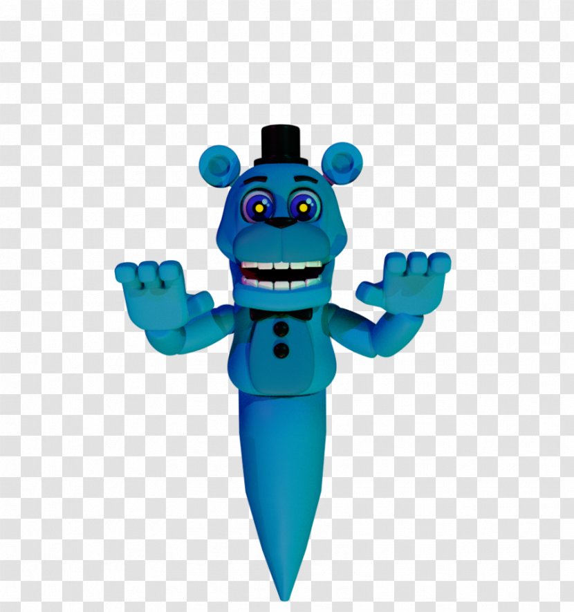 Figurine Turquoise - Fnaf World Freddy Transparent PNG