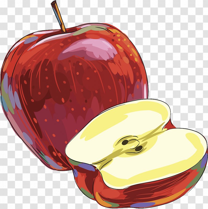 Apple Drawing Illustration - Getty Images - Cut The Picture Transparent PNG