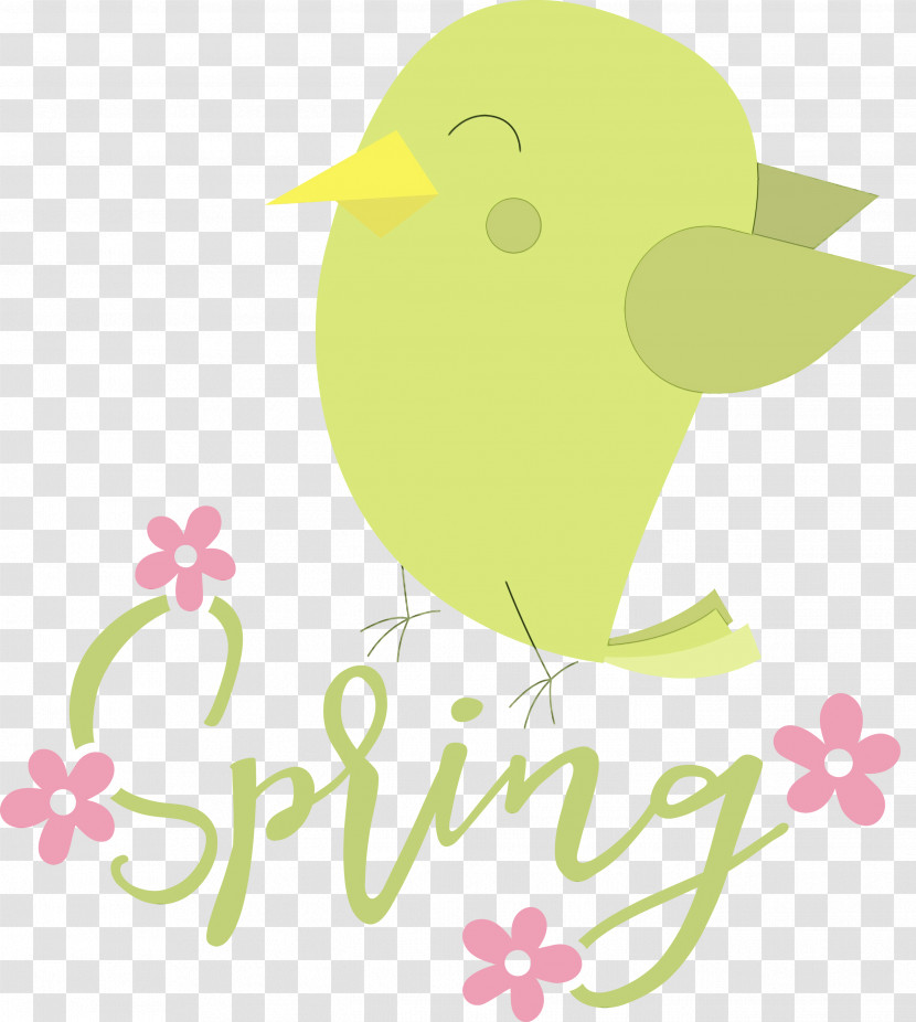 Birds Text Flower Beak Transparent PNG