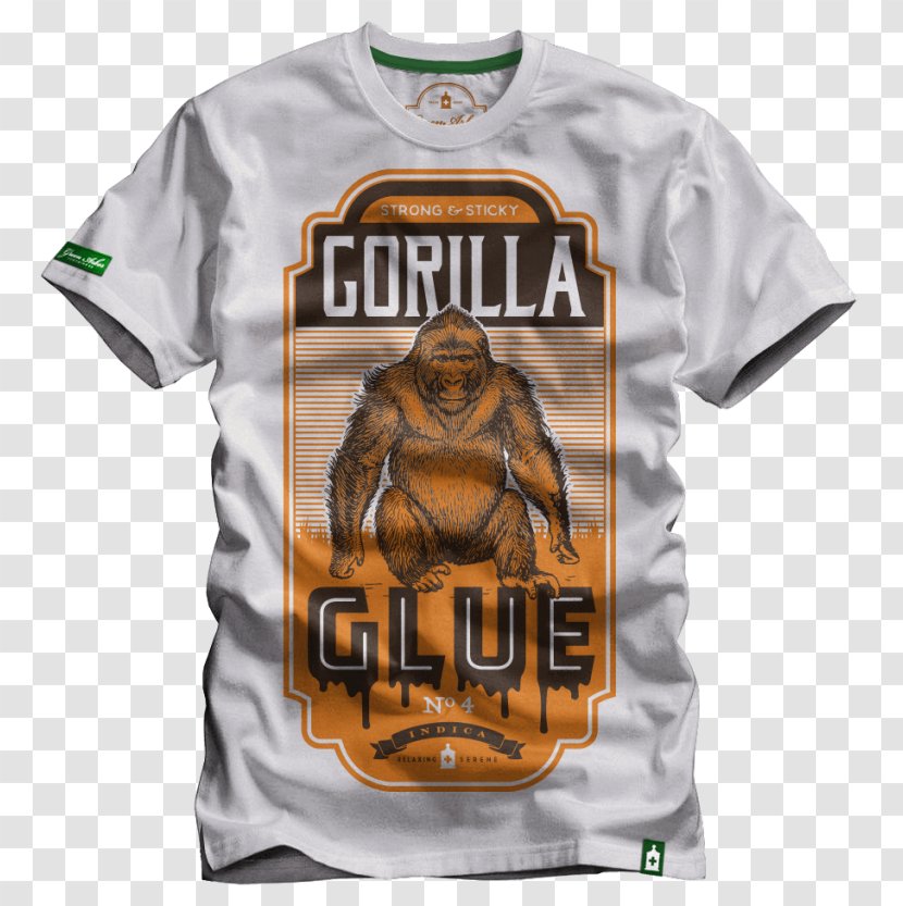 T-shirt Hoodie Sleeve Gorilla Glue Clothing Transparent PNG