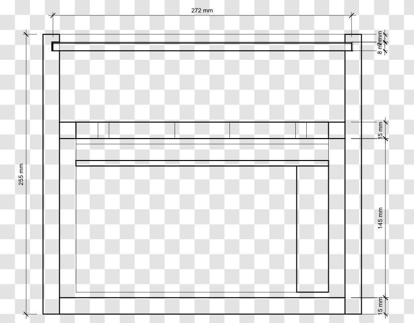 Drawing Furniture Line - Area - Design Transparent PNG