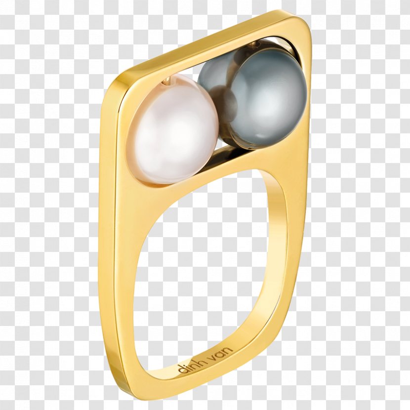 Ring Gemstone Pearl Jewellery Jeweler - Tahitian Transparent PNG