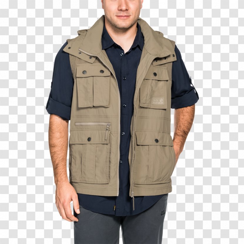 Gilets Jacket Waistcoat T-shirt - Sleeve - Sand Dunes Transparent PNG