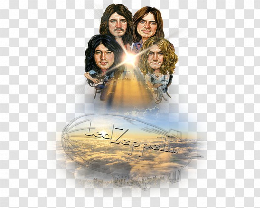 Led Zeppelin Caricature Drawing Page And Plant Cartoon - Heart - Flower Transparent PNG