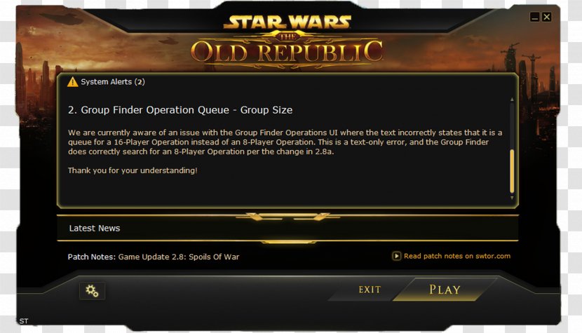 Star Wars: The Old Republic Download Installation Video Game - Computer Servers - Astronomia Nova Transparent PNG