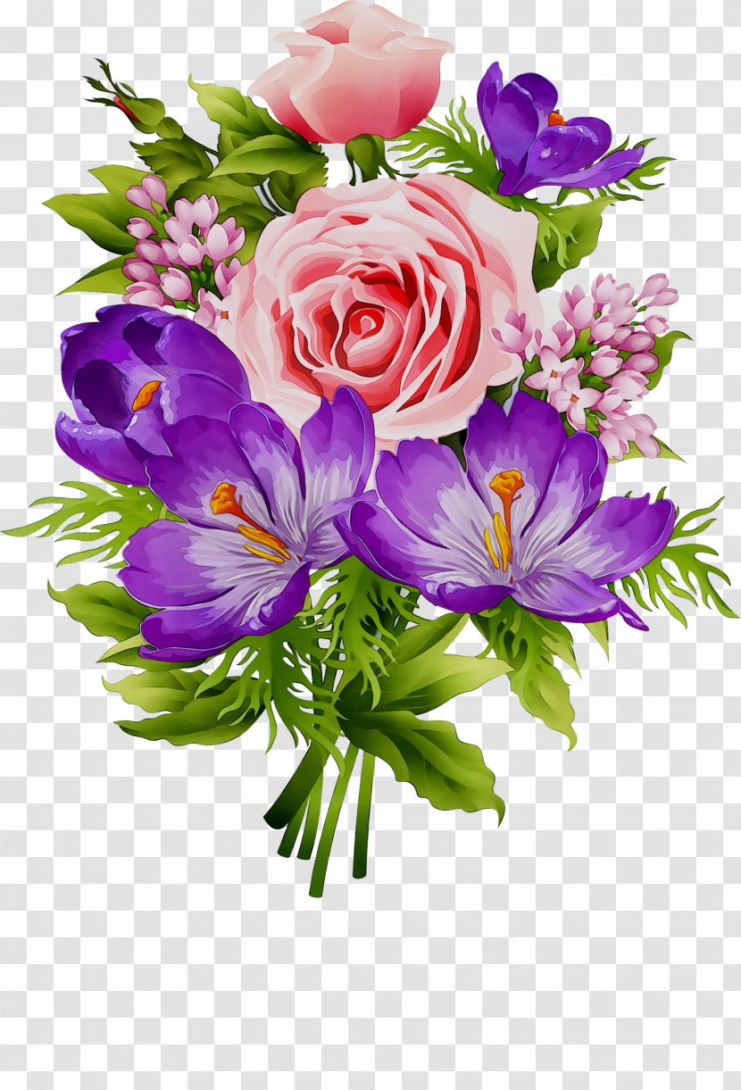 Floral Design Garden Roses Cut Flowers Flower Bouquet - Annual Plant - Lisianthus Transparent PNG