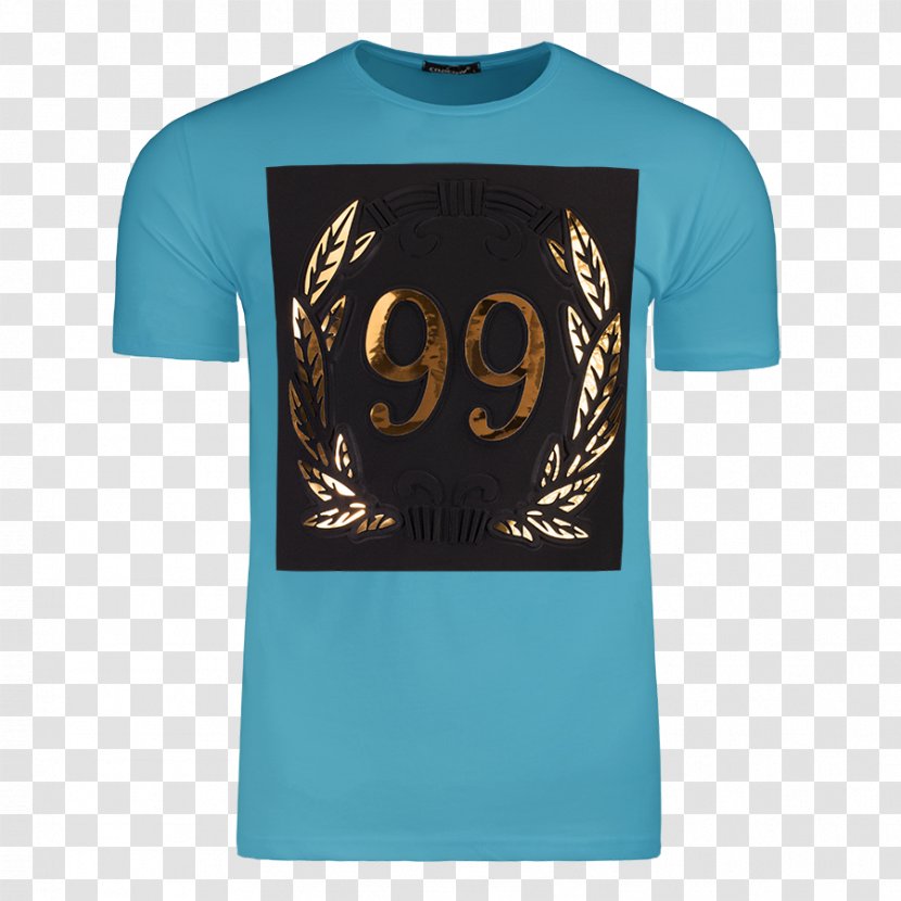 T-shirt Turquoise Font - Ninety Nine Transparent PNG