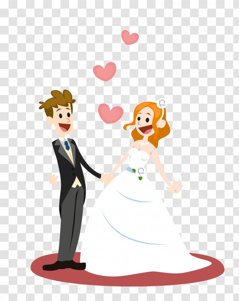 Wedding Bridegroom Clip Art - Cartoon - Vector Material Transparent PNG