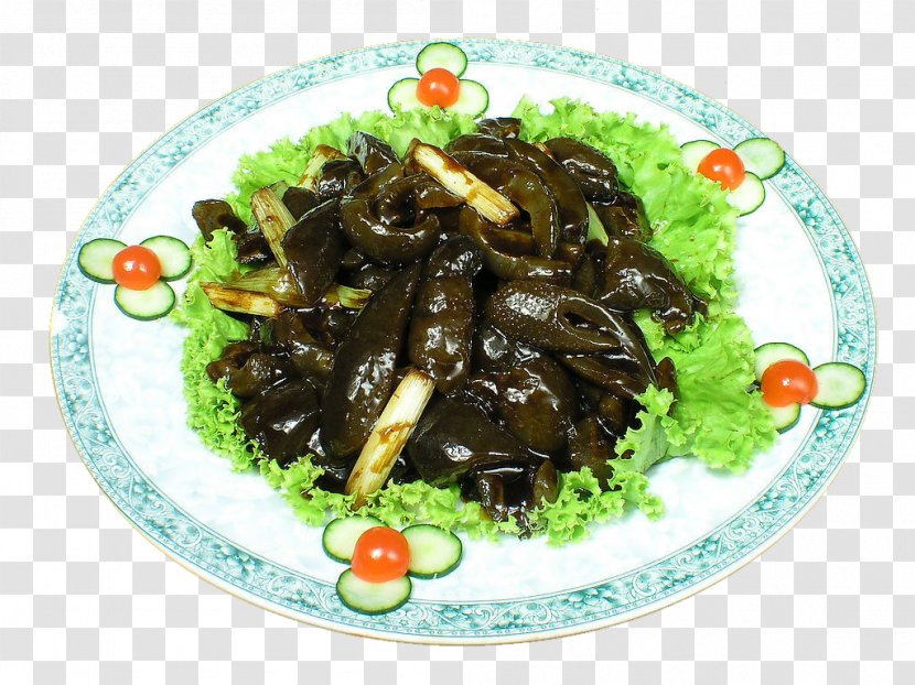 Namul Sea Cucumber As Food Chinese Cuisine - Braising - Braised Transparent PNG