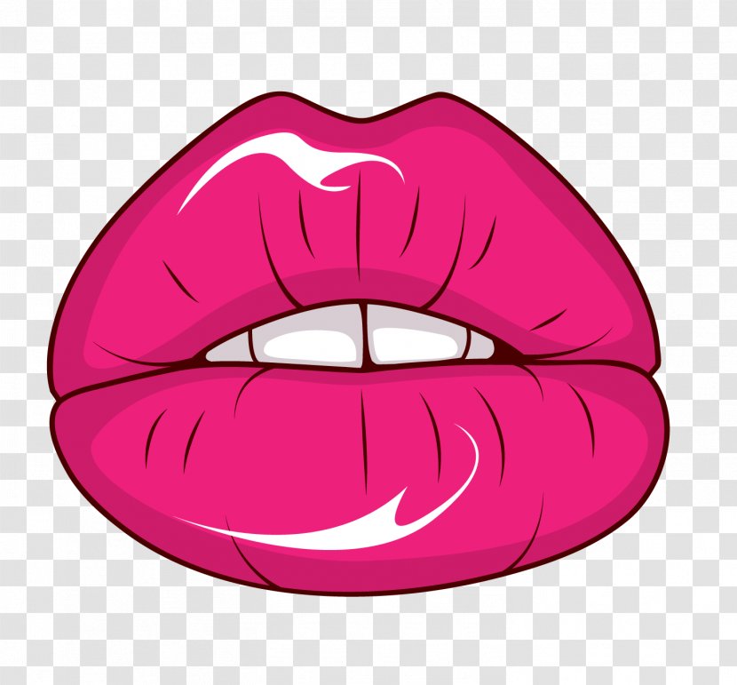 Lip Clip Art - Watercolor - Lips Transparent PNG