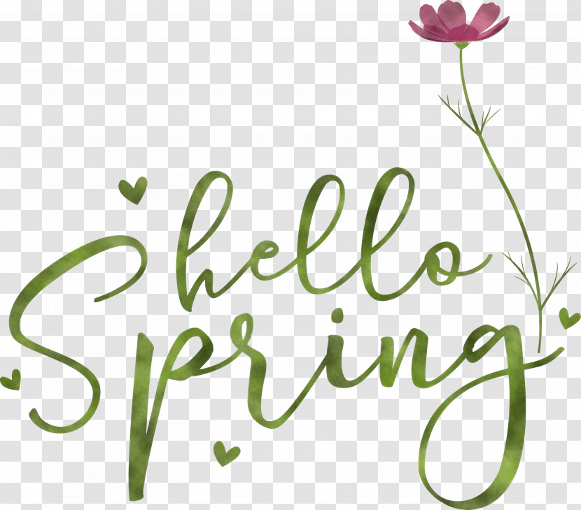 Hello Spring Spring Transparent PNG