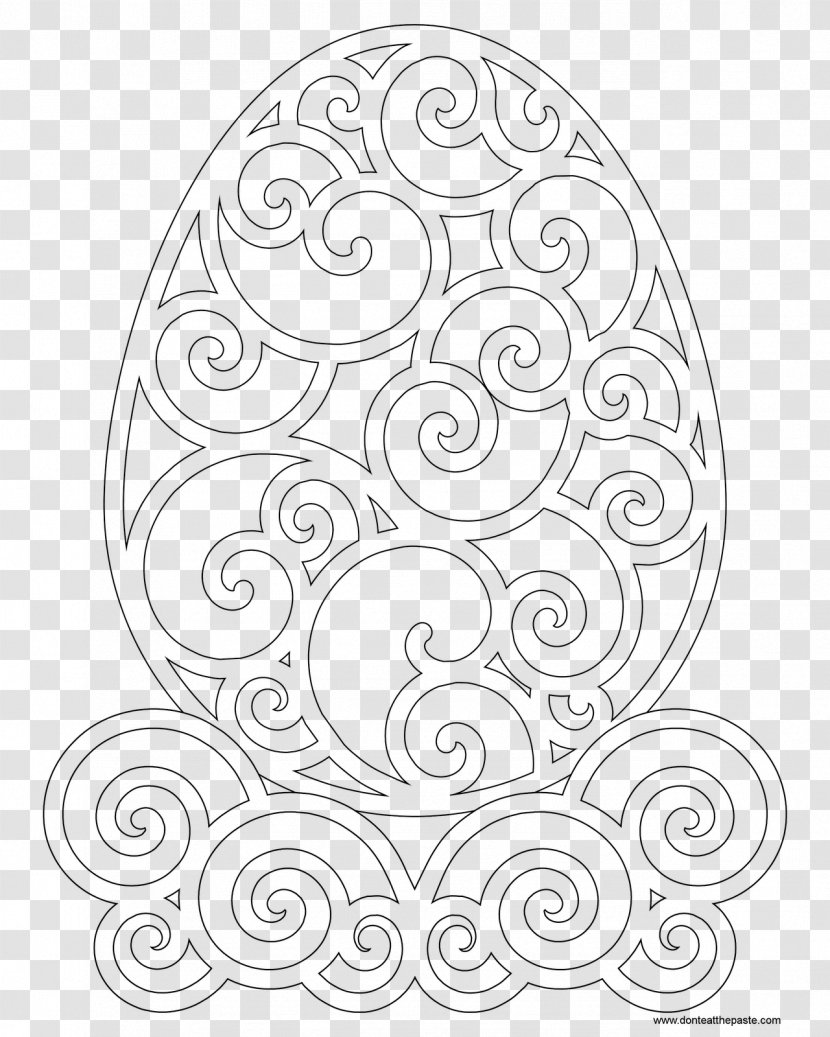 Stencil Paper Stained Glass Vytynanky Egg - Printing Transparent PNG