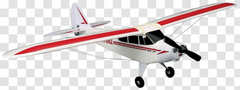 Airplane HobbyZone Super Cub S Radio-controlled Aircraft Piper PA-18 Transparent PNG