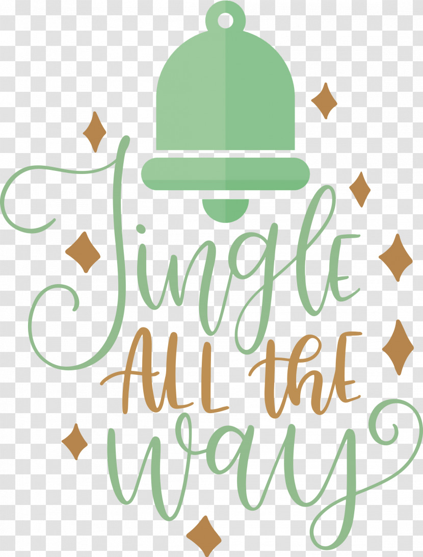 Jingle All The Way Christmas Transparent PNG