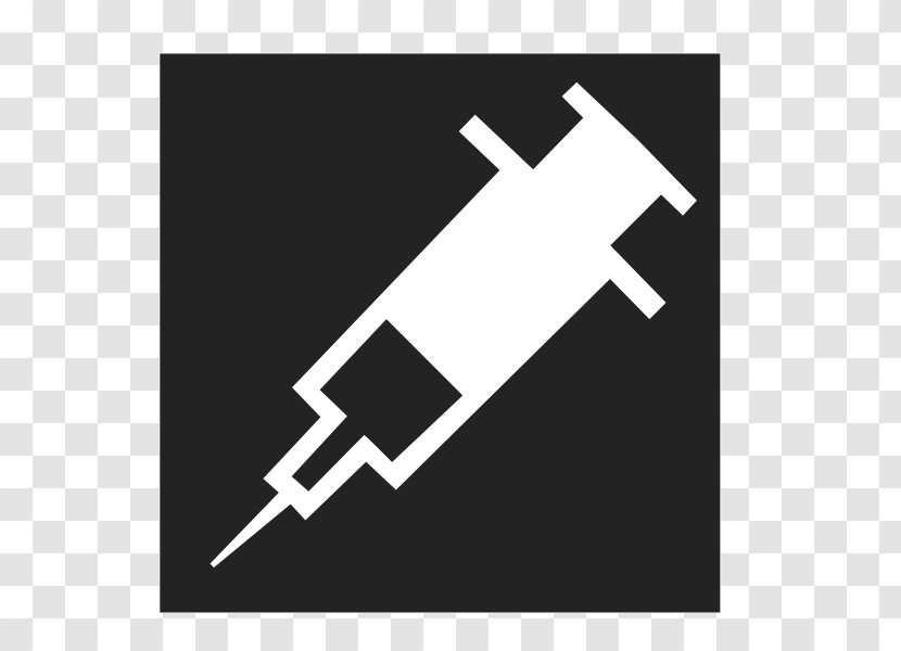 Drug Syringe Injection Clip Art - Rectangle Transparent PNG
