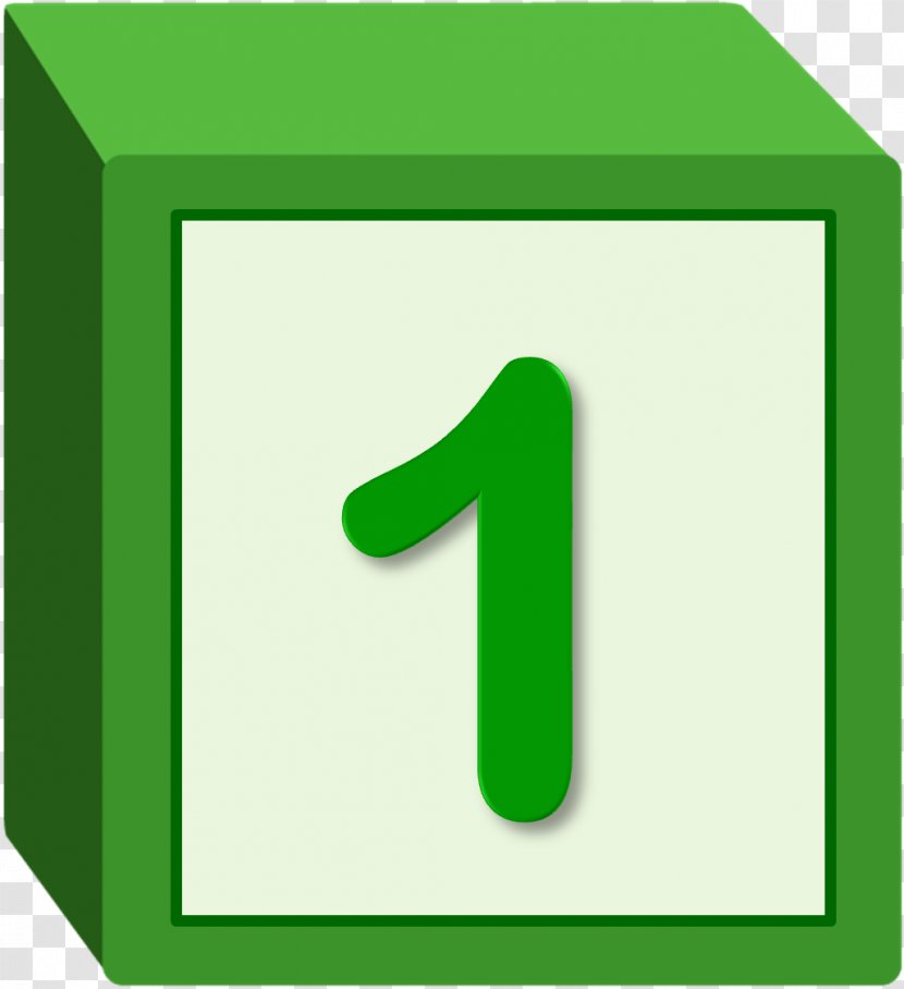 Numerical Digit Toy Block Number Game Symbol - Geometric Shape - 1 Transparent PNG