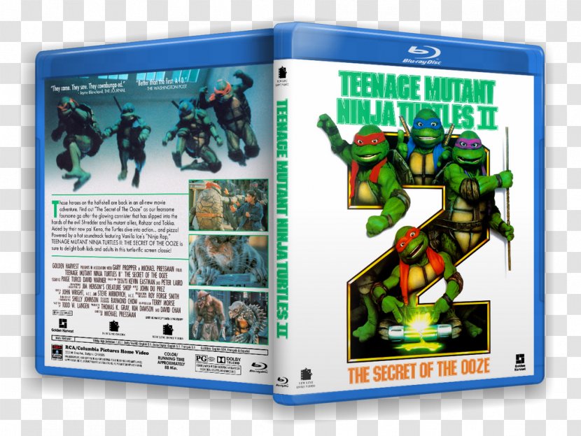 Blu-ray Disc VHS Teenage Mutant Ninja Turtles DVD New Line Home Entertainment - Video - Itunes Cover Transparent PNG