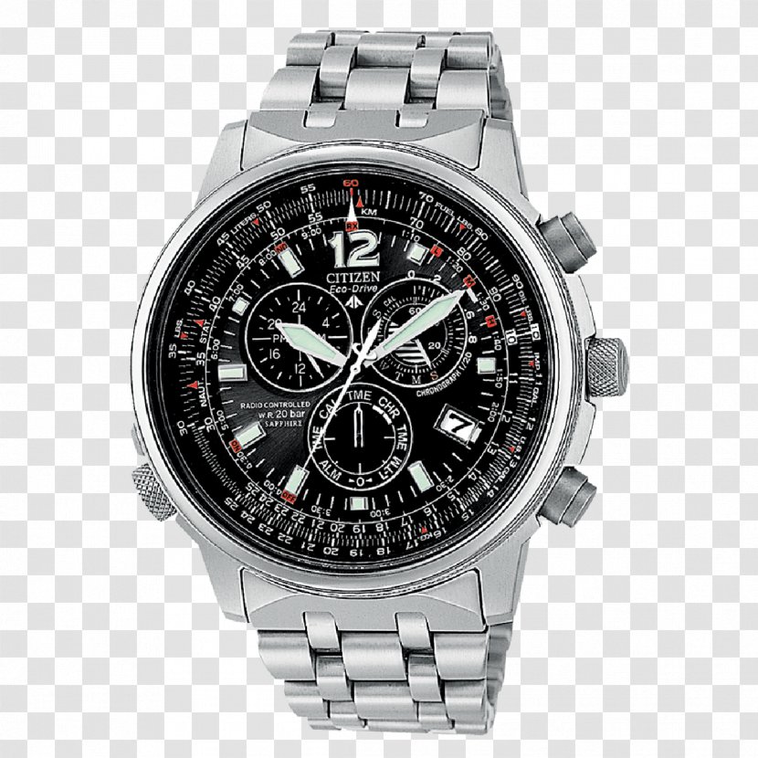 Citizen Holdings Chronograph Watch Eco-Drive Radio Clock - Tissot Transparent PNG