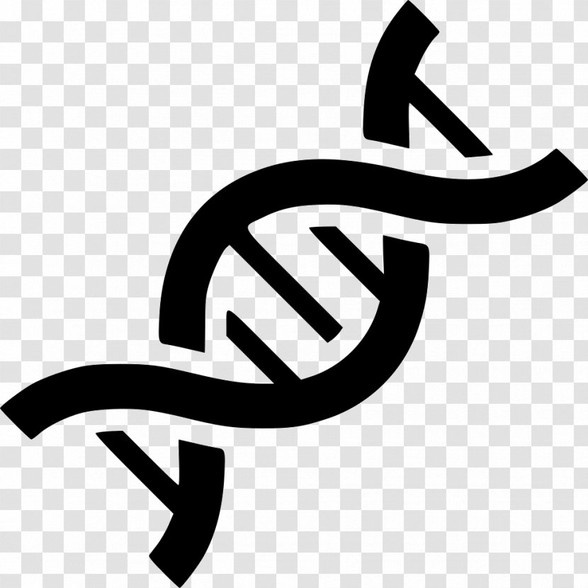 Nucleic Acid Double Helix DNA Genome - Black And White - Genetic Icon Transparent PNG