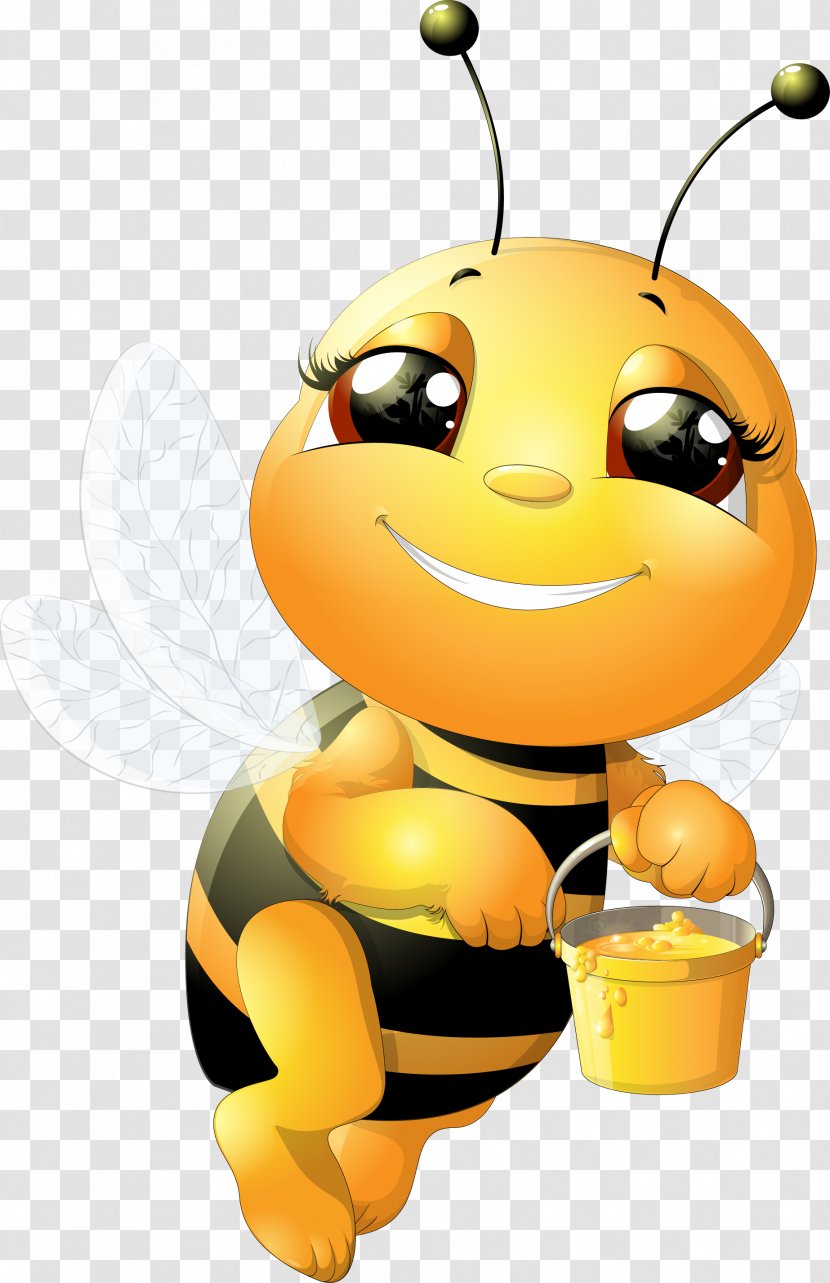 Honey Bee Bumblebee Clip Art - Invertebrate - To Mention Bees Transparent PNG