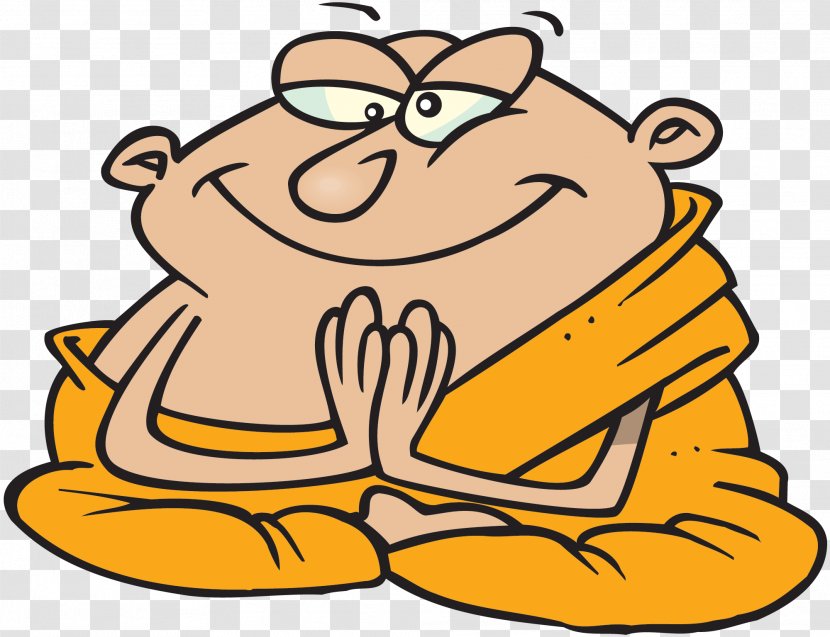 Monk Royalty-free Meditation Cartoon - Religion Transparent PNG