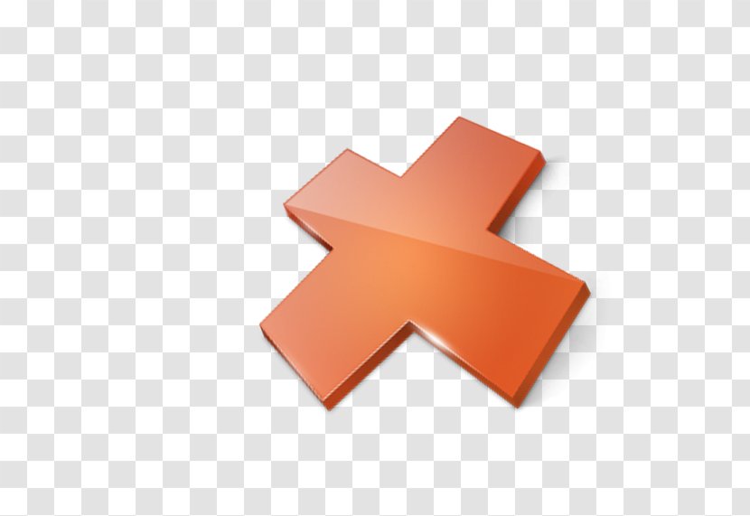 Fuming Road Station Icon - Red - Orange-cross Transparent PNG