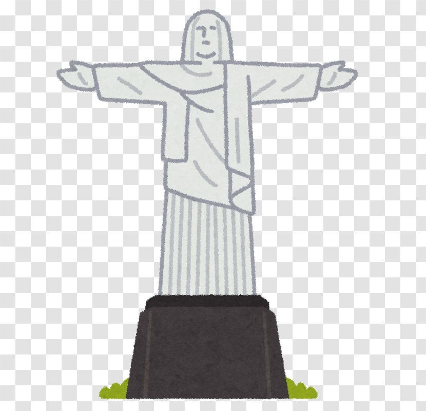 Christ The Redeemer Corcovado Statue Newspaper いらすとや - Brazil - Rio De Janeiro Transparent PNG