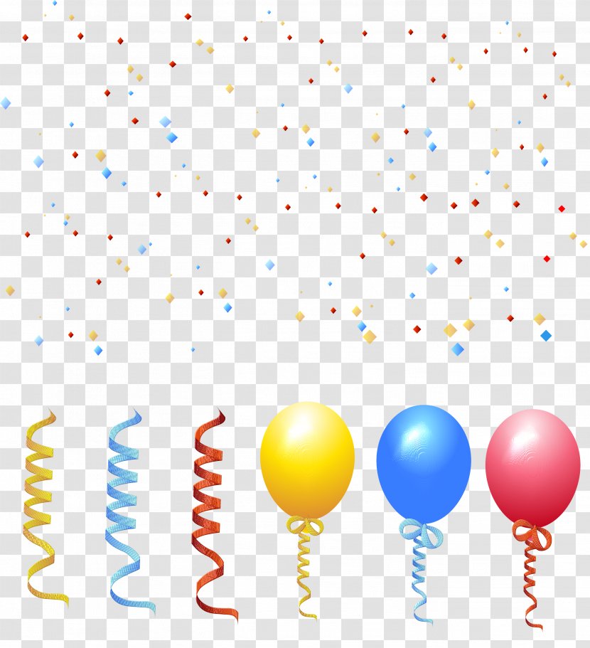Paper Toy Balloon Party Confetti - Carnival Transparent PNG