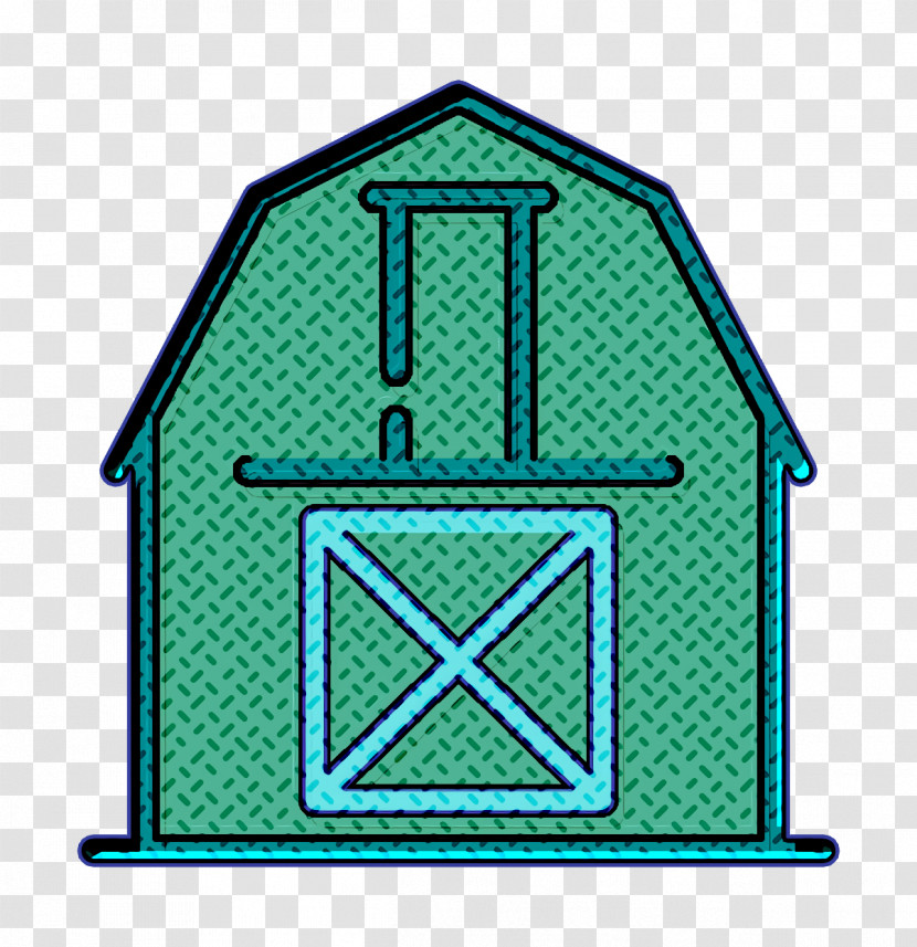 Barn Icon Linear Color Farming Elements Icon Transparent PNG
