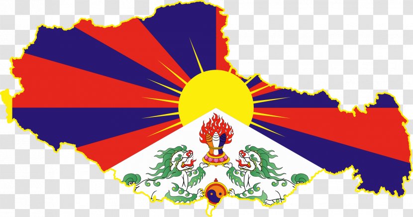 Tibetan Independence Movement T-shirt Free Tibet Flag Of - Wing - China Transparent PNG