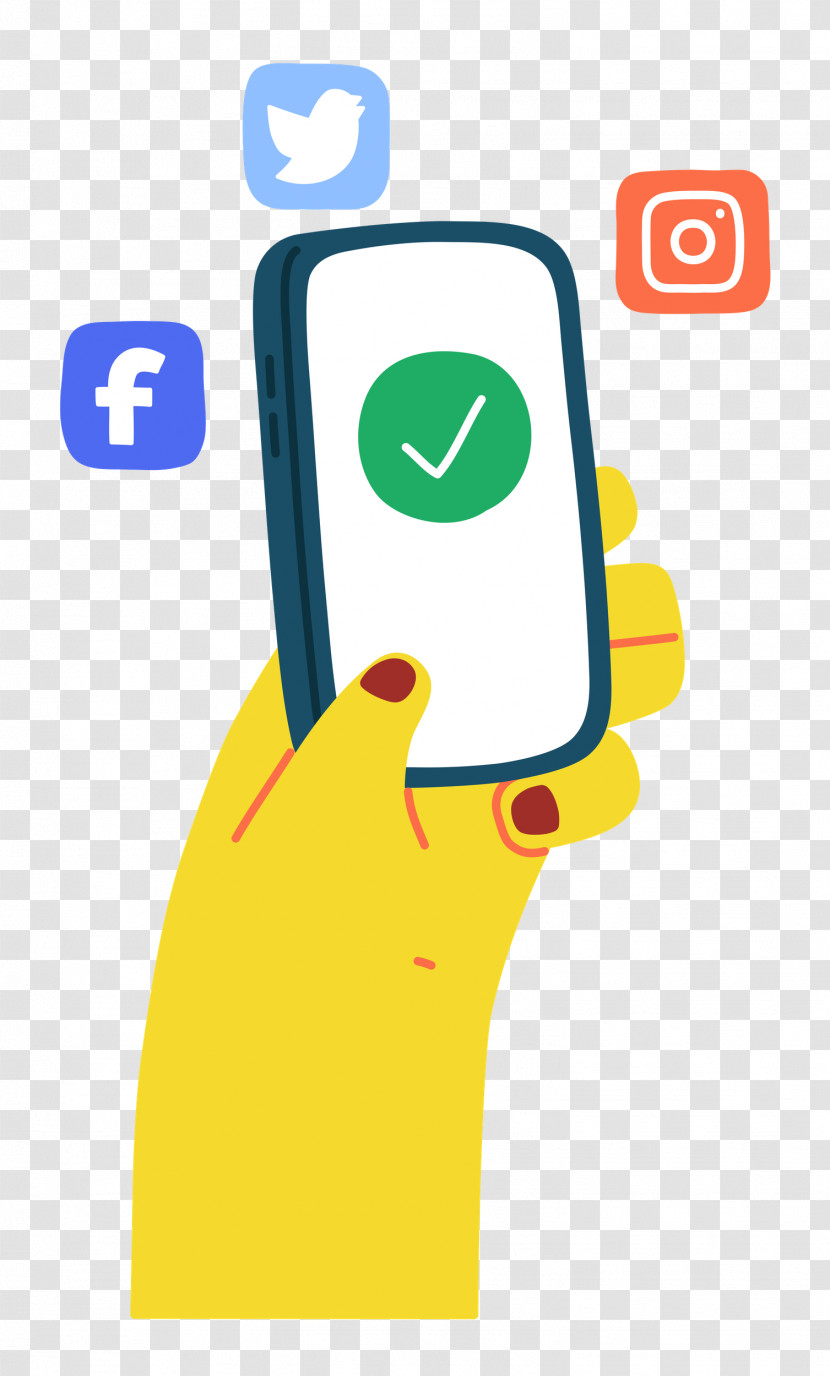 Phone Checkmark Hand Transparent PNG