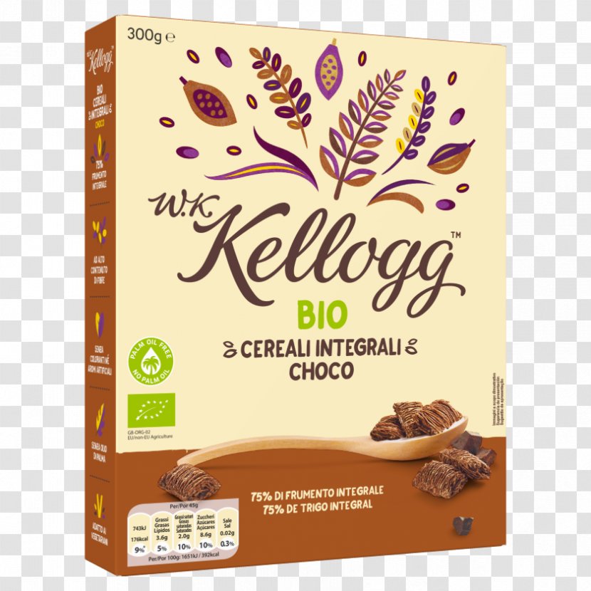 Breakfast Cereal Kellogg's Whole Grain Chocolate - Muesli - Corn Flakes Transparent PNG