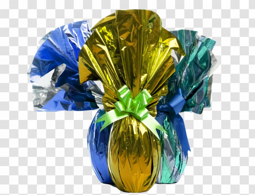 Blue Yellow Present Food Gift Wrapping - Iris Ribbon Transparent PNG