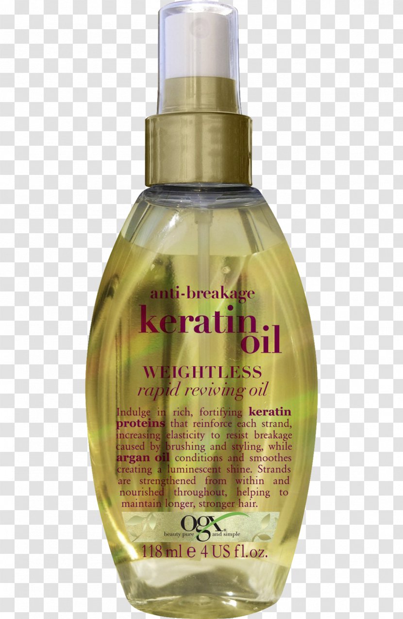 OGX Anti-Breakage Keratin Oil Instant Repair Weightless Healing Shampoo Hair Care - Oribe Gold Lust Nourishing Transparent PNG