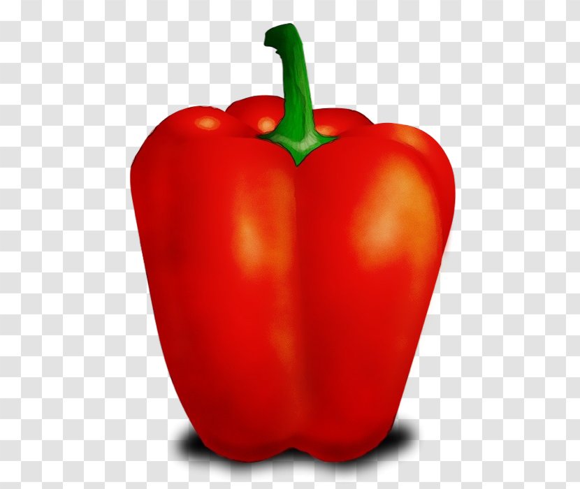 Natural Foods Bell Pepper Pimiento Peppers And Chili Capsicum - Red - Plant Transparent PNG