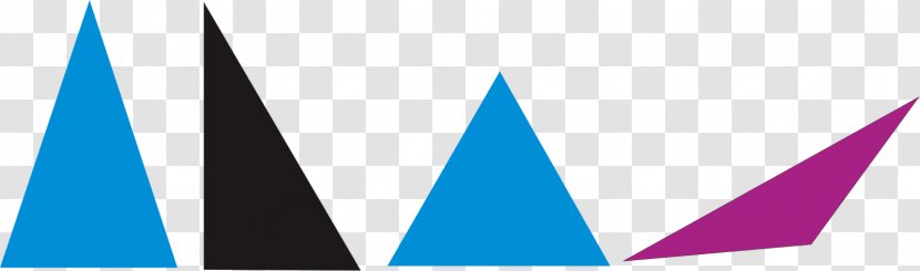 Two-dimensional Figures Triangle Geometric Shape Class - Blue - Segi Panjang Transparent PNG