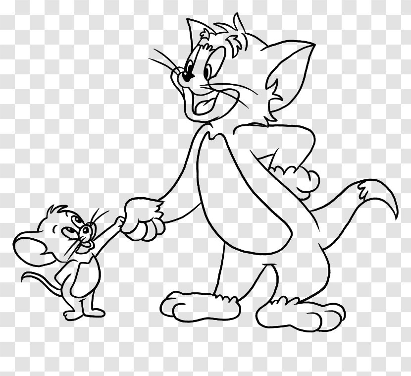 Tom Cat And Jerry Coloring Book - Heart - Pj Masks Transparent PNG