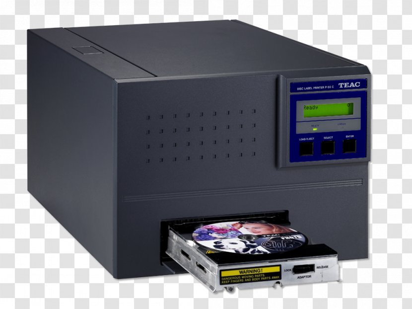 Thermal Printing Label Printer Compact Disc - System Transparent PNG