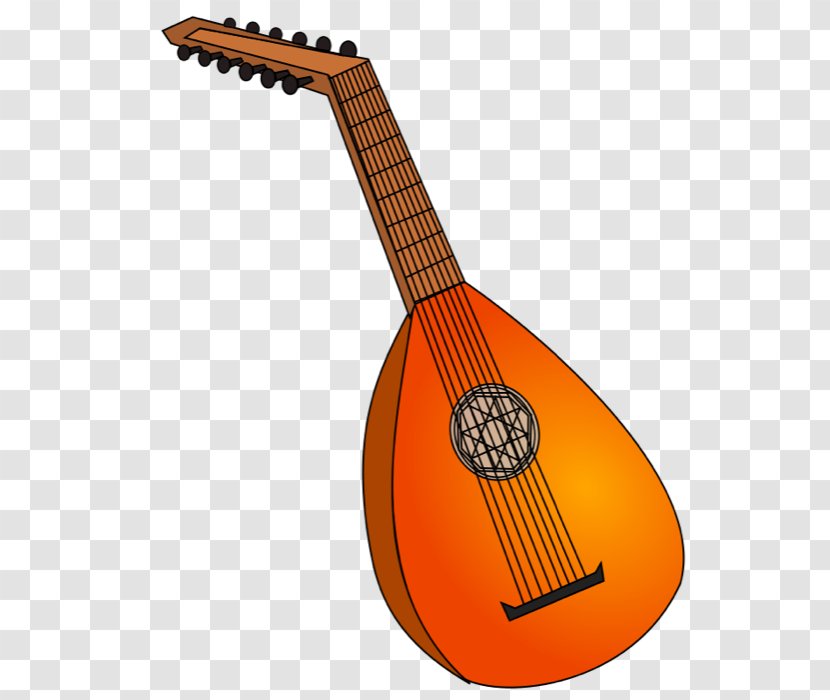 Guitar Cartoon - Indian Musical Instruments String Instrument Accessory Transparent PNG