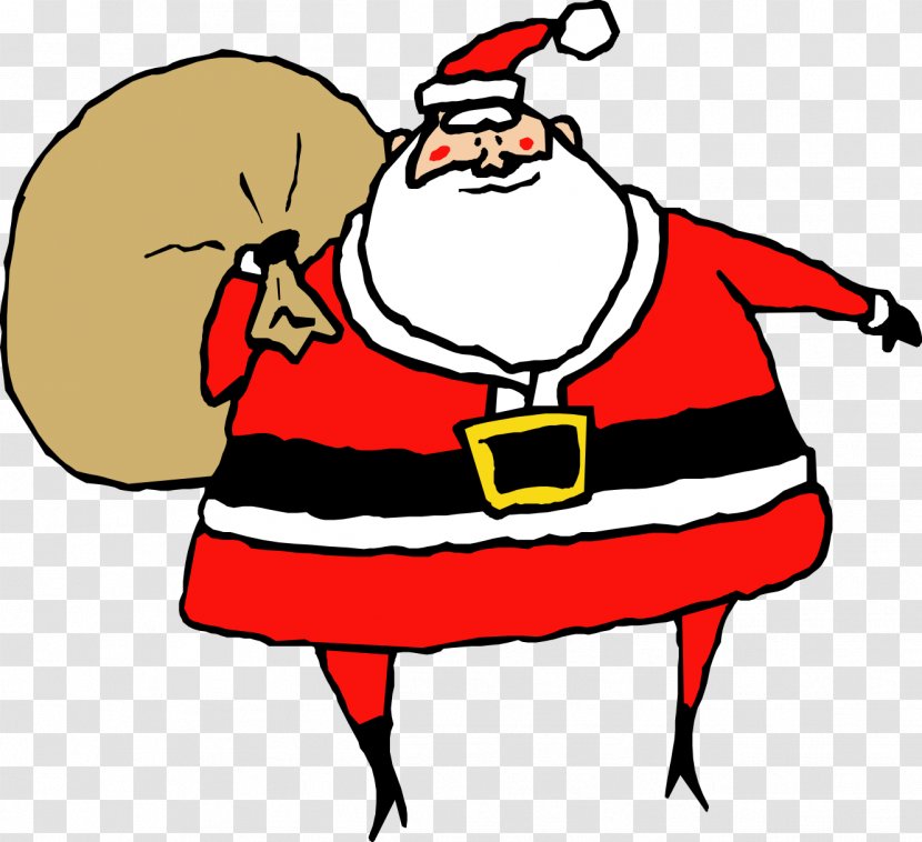 Santa Claus Rudolph Christmas Clip Art - Mrs. Cliparts Transparent PNG