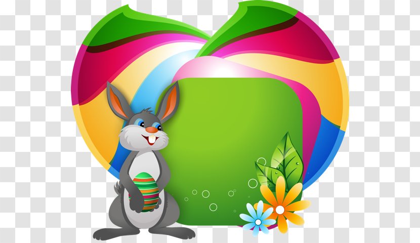 Easter Bunny Egg Clip Art - Rabits And Hares - Background Transparent PNG