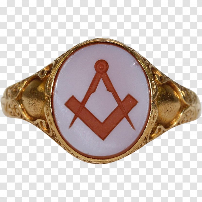 Ring Freemasonry Gem Victorian Era Jewellery - Metal - Jewelry Transparent PNG