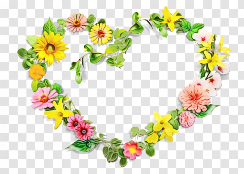 Floral Spring Flowers - Season - Wildflower Wreath Transparent PNG