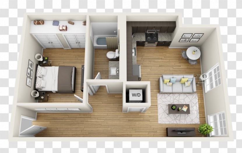 Service Apartment House Bedroom Studio - Cheap Transparent PNG