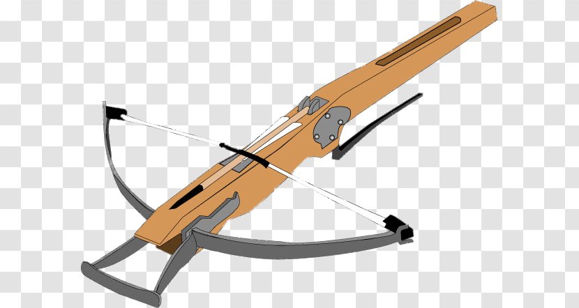 Crossbow Bolt Arbalest Weapon Bullet-shooting - Bow And Arrow Transparent PNG