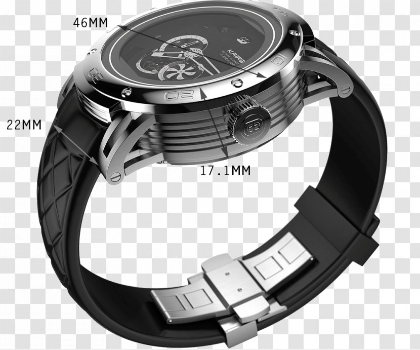 Smartwatch Analog Watch Clock TAG Heuer - Steel Transparent PNG