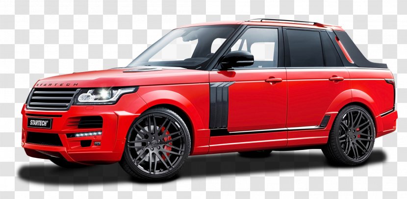 Range Rover Sport Pickup Truck Evoque Land Car - Utility Vehicle - Startech Red Transparent PNG